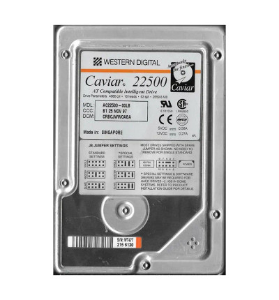 AC22500-00LB - Western Digital 2.5GB 5400RPM EIDE 3.5" HDD