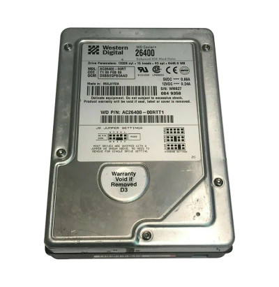 AC26400-00RTT1 - Western Digital 6.4GB 5400RPM EIDE 3.5" HDD
