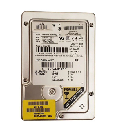 AC36400-60LC - Western Digital 6GB 5400RPM ATA-33 3.5" HDD