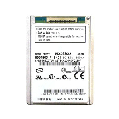 MK6022GAA - TOSHIBA 60GB 3600RPM 1.8" IDE HDD