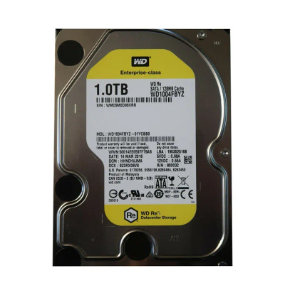 WD1004FBYZ-01YCBB0 - Western Digital RE 1TB 7200RPM SATA 6Gb/s 128MB Cache RoHS 3.5-Inch Enterprise Hard Drive
