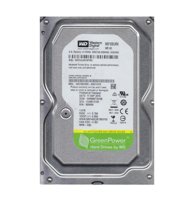WD10EURX-63UY4Y0 - WESTERN DIGITAL 1TB 5400RPM SATA 3.5" HDD