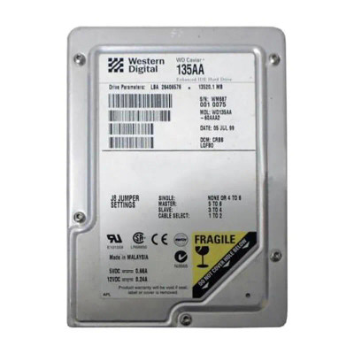 WD135AA - Western Digital 13.5GB 5400RPM EIDE 2MB 3.5" HDD