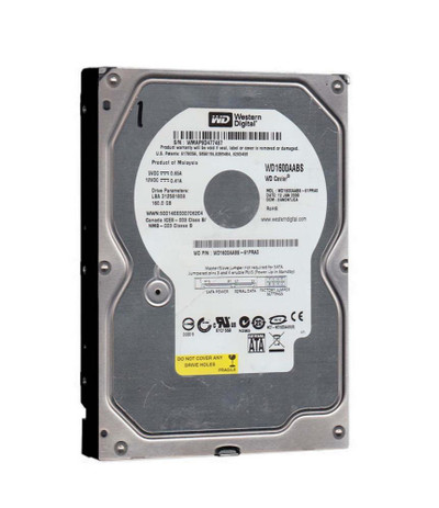 Western Digital Caviar 160GB 7200RPM SATA 3Gb/s 2MB Cache 3.5 HDD - Compatible with Desktop Computers