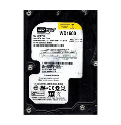 WD1600JS-88MHB0 - Western Digital 160GB SATA 7200RPM 8MB 3.5" HDD