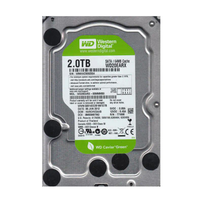 WD20EARX-00MMMB0 - Western Digital 2TB 7200RPM SATA 6Gb/s 64MB 3.5" HDD