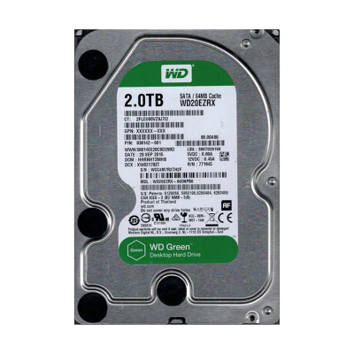 WD20EZRX-60D8PB0 - Western Digital 2TB 5400RPM SATA 6Gb/s 64MB 3.5" HDD