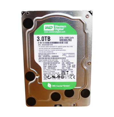 WD30EZRX-55MMMB0 - Western Digital 3TB 5400RPM SATA 6Gb/s 64MB 3.5" HDD