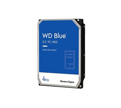 Western Digital Blue 4TB SATA 6Gb/s 5400RPM 3.5 Hard Drive for PC Desktops