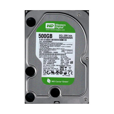 WD5000AADS-11M2B3 - Western Digital 500GB 7200RPM SATA 3.5" 32MB HDD