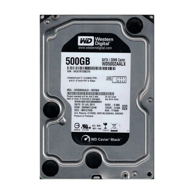 WD5002AALX-32Z3A0 - Western Digital 500GB 7200RPM SATA 6Gb/s 32MB 3.5" HDD