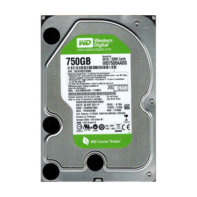 WD7500AADS-114BB1 - Western Digital 750GB 7200RPM SATA 3Gb/s 3.5" HDD