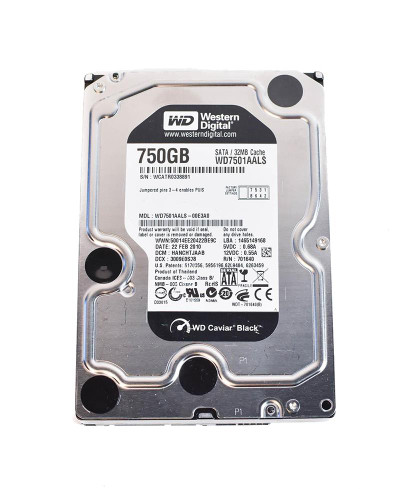 WD7501AALS-00E3AO - Western Digital 750GB SATA 7200RPM 32MB 3.5" HDD