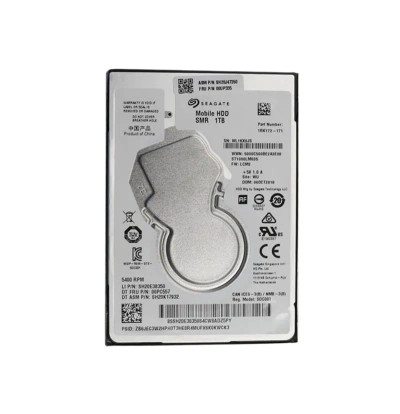 00UP335 - Lenovo 1TB 5400RPM SATA 6Gb/s 2.5" HDD