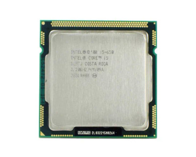 Intel Core i5-650 Dual Core 3.20GHz Processor for LGA1156 Desktop - BX80616I5650 - Compatible with desktop computers