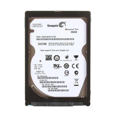 1AF14C-500 - Seagate 250GB 5400RPM SATA 16MB 2.5" HDD