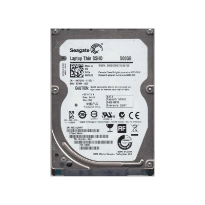 1EJ162-036 - Seagate 500GB SATA 6Gb/s 5400RPM 2.5" Hybrid HDD
