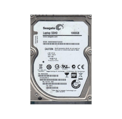 1EJ164-500 - Seagate 1TB SATA 6Gb/s 2.5" 5400RPM Hybrid HDD