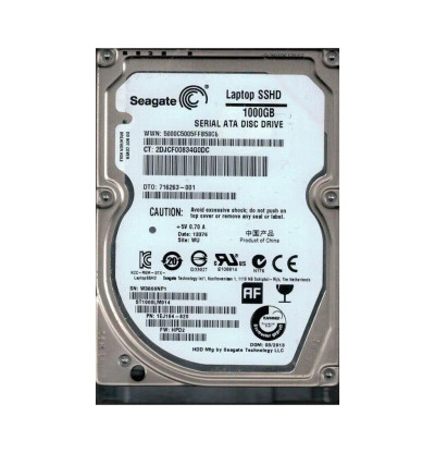 1EJ164-620 - Seagate 1TB SATA 6Gb/s 2.5" 5400RPM Hybrid HDD