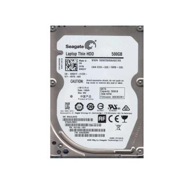 1KJ152-031 - Seagate 500GB 7200RPM SATA 6Gb/s 2.5" HDD