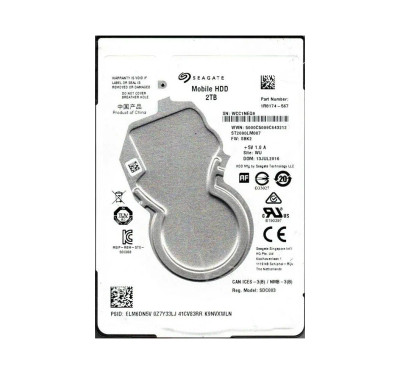 1R8174-567 - Seagate 2TB 5400RPM SATA 6Gb/s 128MB 2.5" HDD