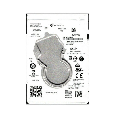 1RK172-921 - Seagate 1TB 5400RPM SATA 6Gb/s 128MB 2.5" HDD