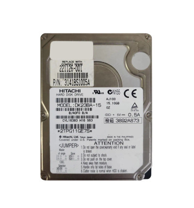 221126-001 - Compaq 15GB 2.5-inch Hard Drive Storage Disk