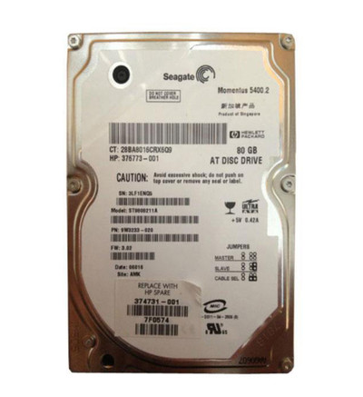 HP 80GB 5400RPM ATA-100 2.5-inch Hard Drive for ProLiant DL360p Gen8 servers