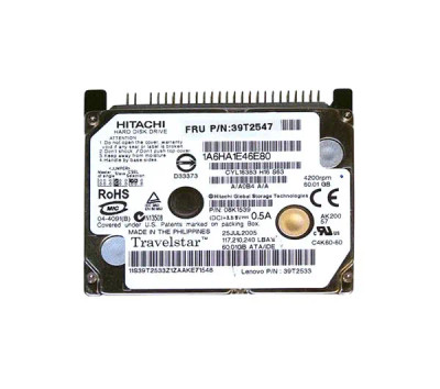 IBM 60GB 4200RPM ATA-100 2MB Cache 1.8-inch Hard Drive for ThinkPad X40 - Compatible with ThinkPad X40 laptops