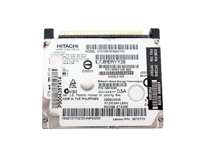 39T2806 - IBM 60GB 4200RPM 1.8" IDE HDD