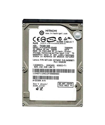 42T1124 - Lenovo 320GB 7200RPM SATA 2.5" HDD