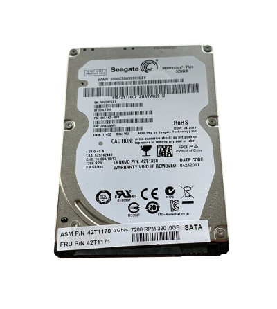 Lenovo 320GB 7200RPM SATA 2.5 Hard Drive for ProLiant DL360p Gen8 Servers