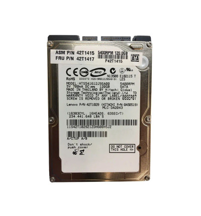 42T1417 - IBM 120GB 5400RPM SATA 2.5" HDD