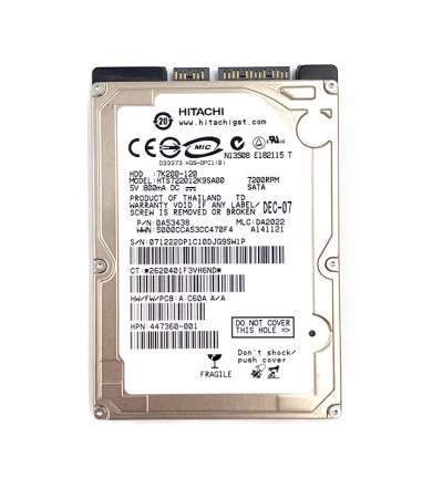 HP 120GB 7200RPM SATA 3Gb/s 2.5 Hard Drive for ProLiant DL360p Gen8 Servers