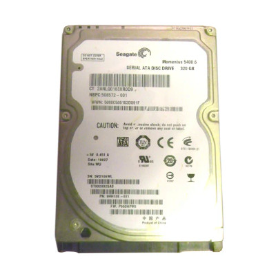 508572-001 - HP 320GB 5400RPM SATA 2.5" HDD