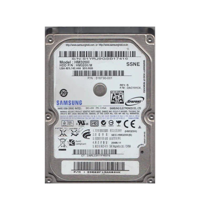 HP 320GB 5400RPM SATA 2.5 Hard Drive 516730-001 for ProLiant DL360p Gen8 Servers