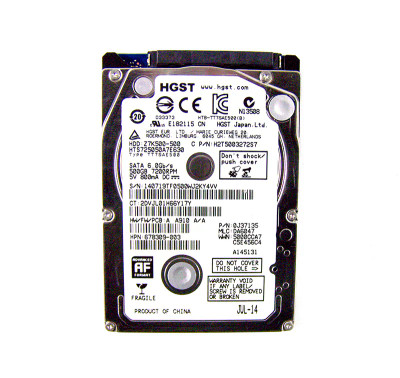 678309-003 - HP 500GB 7200RPM SATA 6Gb/s 2.5" HDD