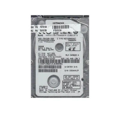 75Y5135 - Lenovo 320GB 5400RPM SATA 2.5" HDD