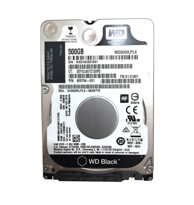 805754-001 - HP 500GB 7200RPM SATA 6Gb/s 2.5" HDD