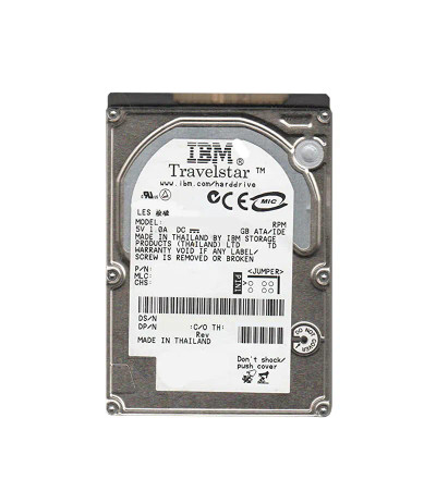 IBM Hitachi Travelstar 80GN 80GB 4200RPM IDE 2.5 HDD 92P6484 for laptops