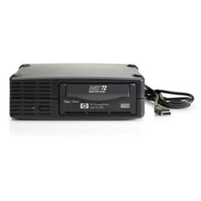 HPE StorageWorks DAT 72 USB External Tape Drive for DAT-72 - USB - External - Compatible with Servers