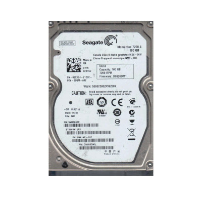 Seagate 160GB 7200RPM SATA 3Gb/s 16MB Cache 2.5 HDD for 9HV14C-037 Servers