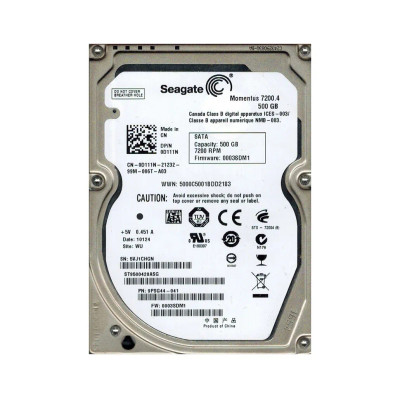 Seagate 500GB 7200RPM SATA 3Gb/s 2.5-inch Hard Drive for ProLiant DL360p Gen8 servers