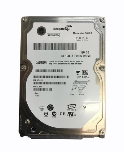 9S1133-066 - Seagate 120GB 5400RPM SATA 8MB 2.5" HDD