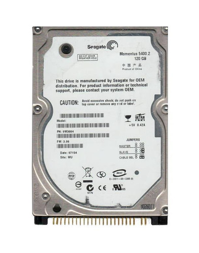 9W3884-760 - Seagate 120GB 5400RPM 2.5" IDE HDD