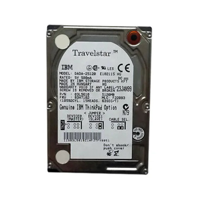 DADA-25120 - IBM 5.1GB 4200RPM 2.5" IDE HDD