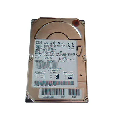 DCRA-22160 - IBM 2.1GB 4900RPM IDE 2.5" HDD