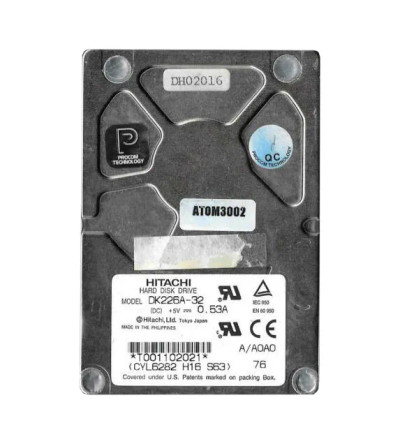 Hitachi Ultrastar DK226A 3.2GB 4000RPM IDE 128KB Cache Hard Drive for 2.5-inch Drive Bay