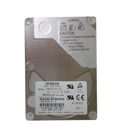 DK237A-21 - Hitachi 2.1GB 4000RPM IDE/ATA 2.5" HDD