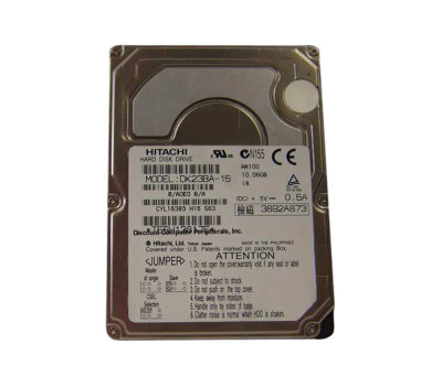 DK23BA-15 - Hitachi 15GB 4200RPM IDE 2.5" HDD